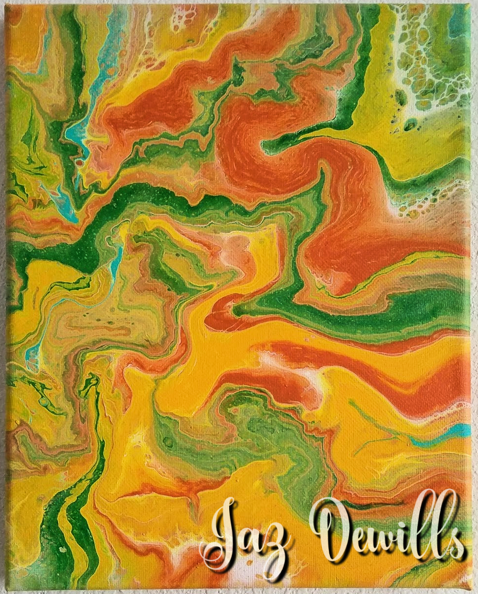 "South" 8x10 Acrylic on Canvas by Jaz DeWills 2017